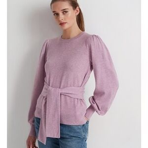 LAUREN Ralph Lauren Purple Sweater Top Size L